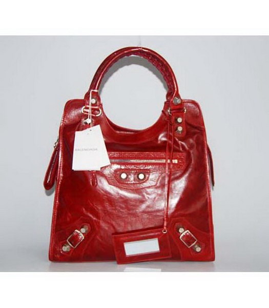 Balenciaga Giant cartella Bag_Red